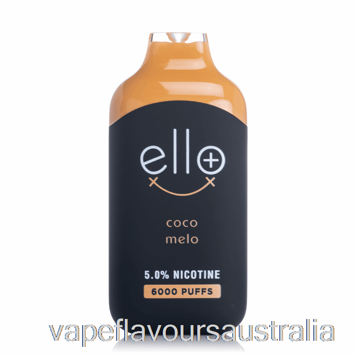 Vape Nicotine Australia BLVK ELLO Plus 6000 Disposable Coco Melo
